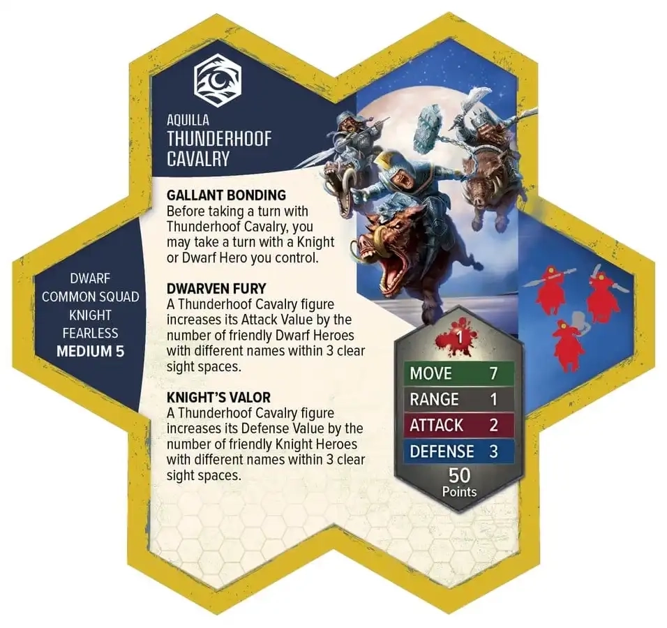 Heroscape: Thunderhoof Cavalry - Armeeerweiterung - Standard Edition - EN