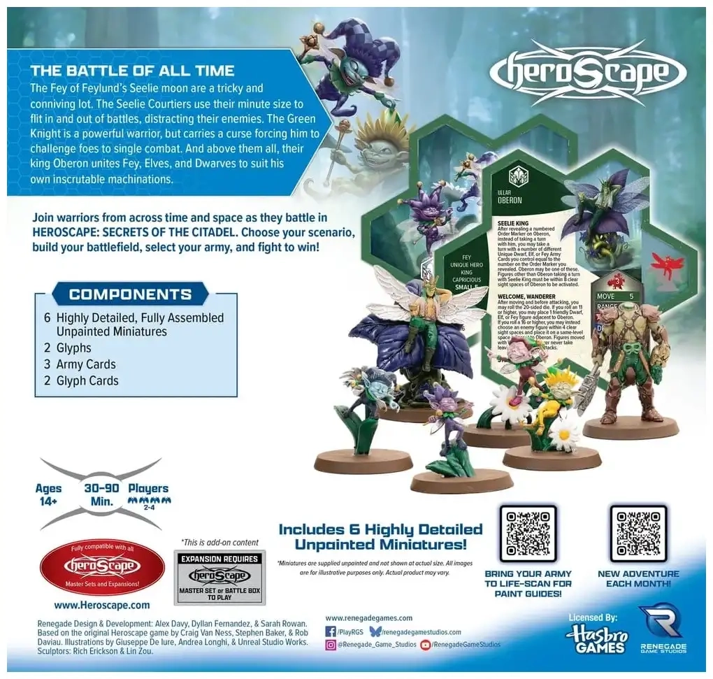 Heroscape: Seelie Court of the Verdant Pact - Armeeerweiterung - Standard Edition - EN