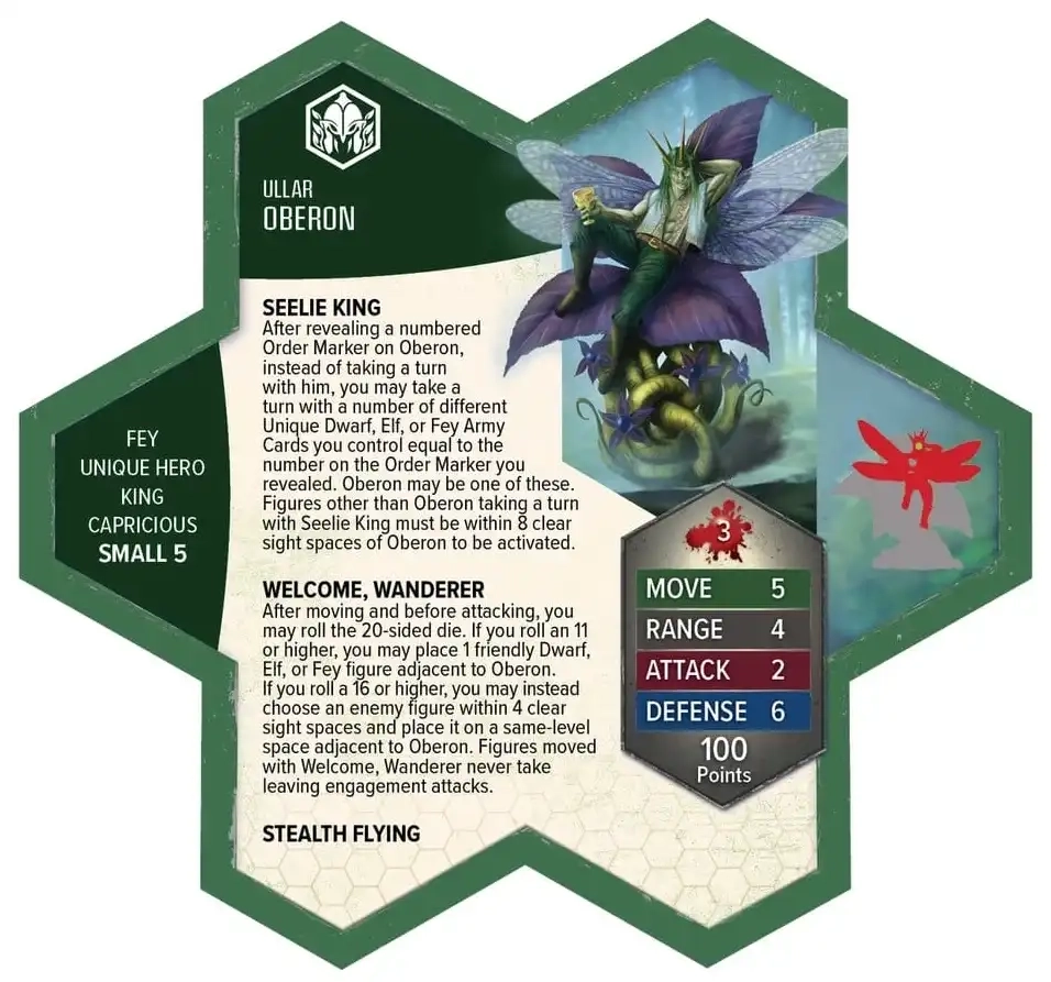 Heroscape: Seelie Court of the Verdant Pact - Armeeerweiterung - Standard Edition - EN