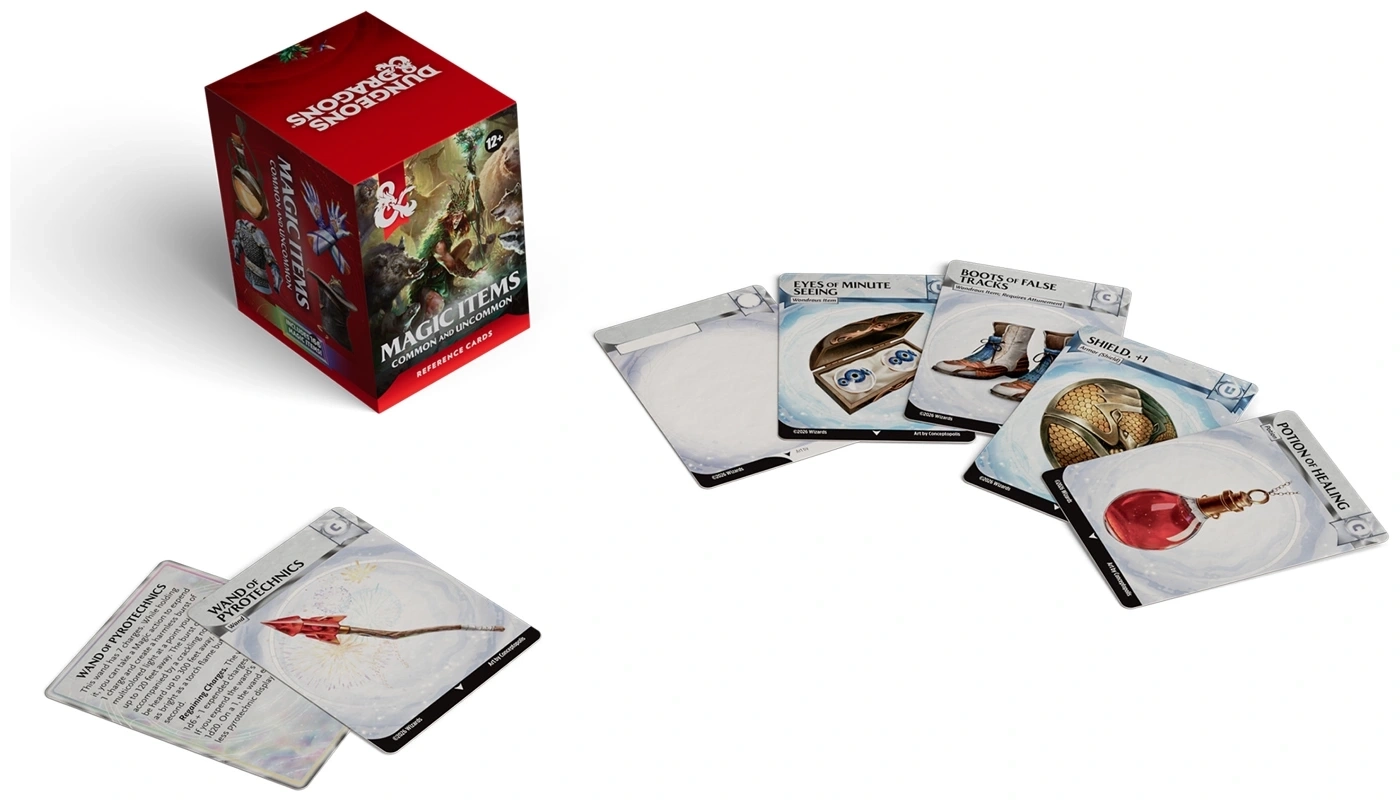 Dungeons & Dragons - Magic Items Common and Uncommon Reference Cards - EN