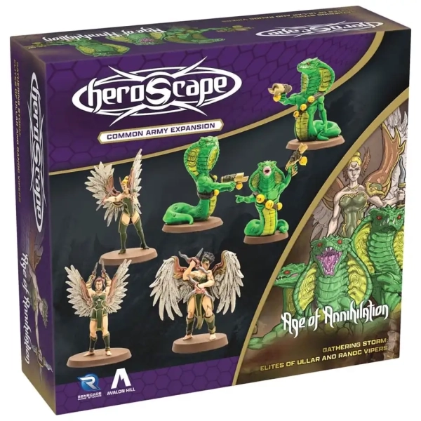 Heroscape: Elites of Ullar and Ranoc Vipers - Armeeerweiterung - Unbemalt - EN