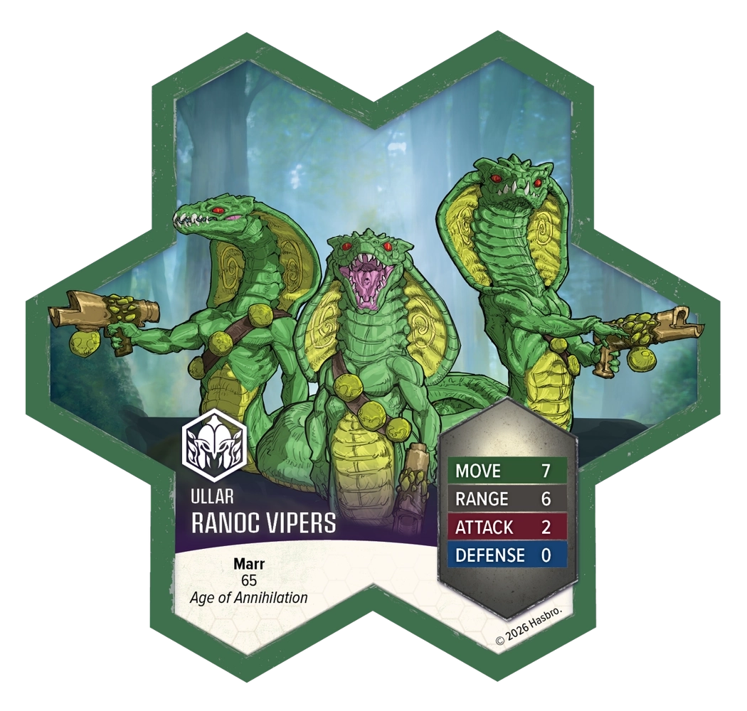 Heroscape: Elites of Ullar and Ranoc Vipers - Armeeerweiterung - Unbemalt - EN