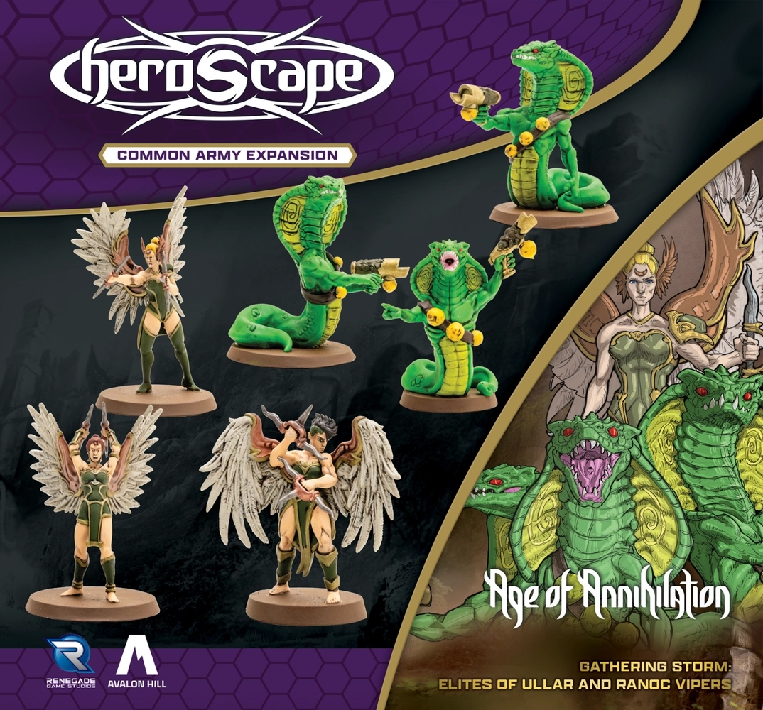 Heroscape: Elites of Ullar and Ranoc Vipers - Armeeerweiterung - Unbemalt - EN