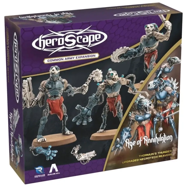 Heroscape: Upgraded Necrotech Reavers - Armeeerweiterung - Unbemalt - EN