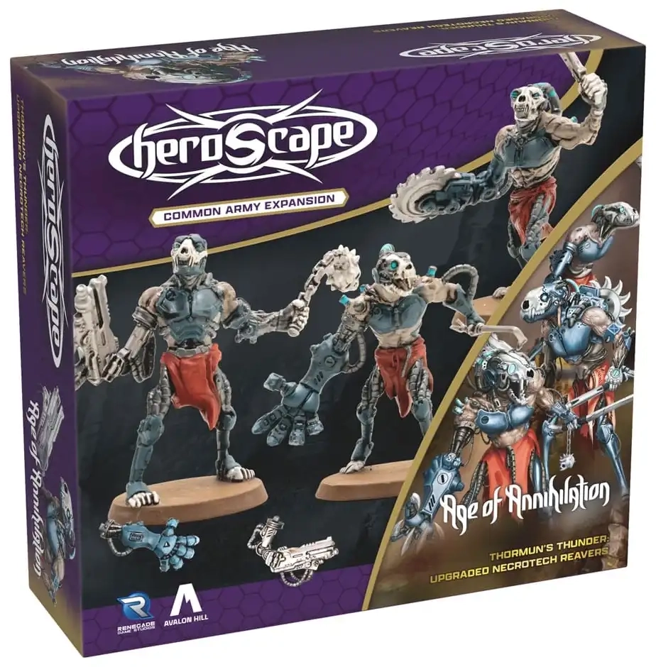 Heroscape: Upgraded Necrotech Reavers - Armeeerweiterung - Unbemalt - EN