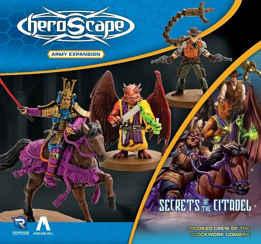 Heroscape: Crooked Crew of the Clockwork Combine - Armeeerweiterung - Unbemalt - EN
