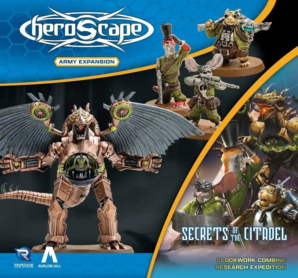 Heroscape: Clockwork Combine Research Expedition - Armeeerweiterung - Unbemalt - EN
