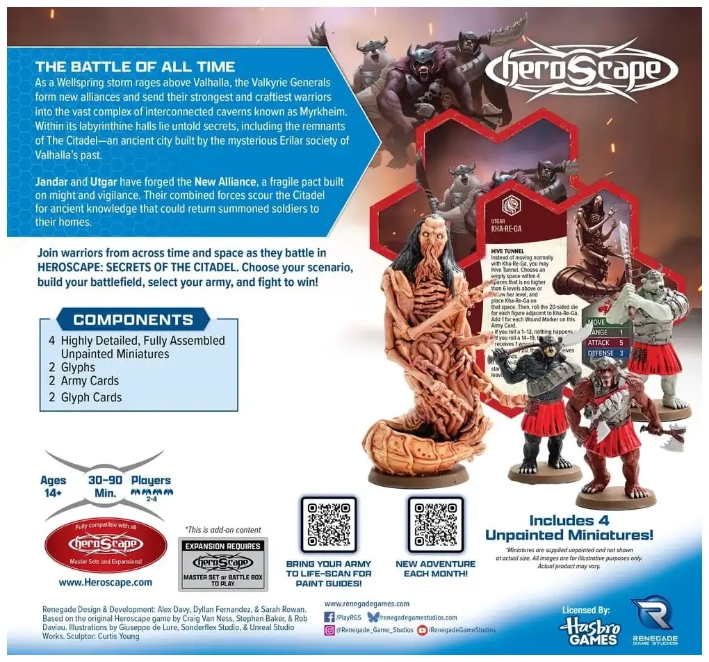 Heroscape: Might of the New Alliance - Armeeerweiterung - Unbemalt - EN
