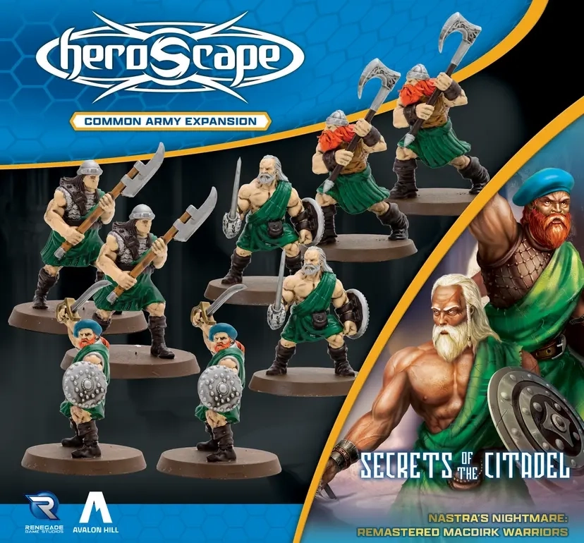Heroscape: MacDirk Warriors Remastered - Armeeerweiterung - Unbemalt - EN