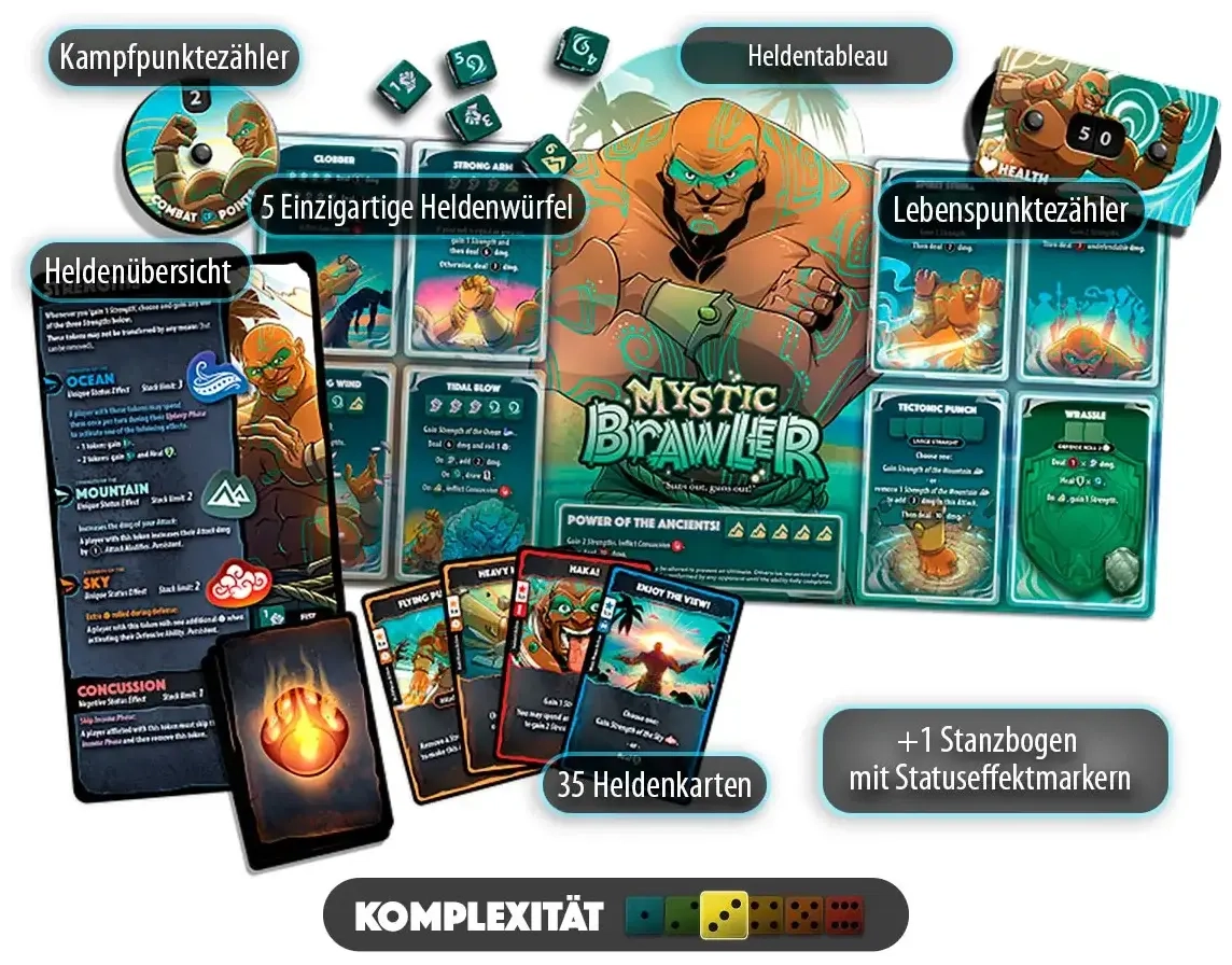 Dice Throne: Mystic Brawler - Erweiterung - DE