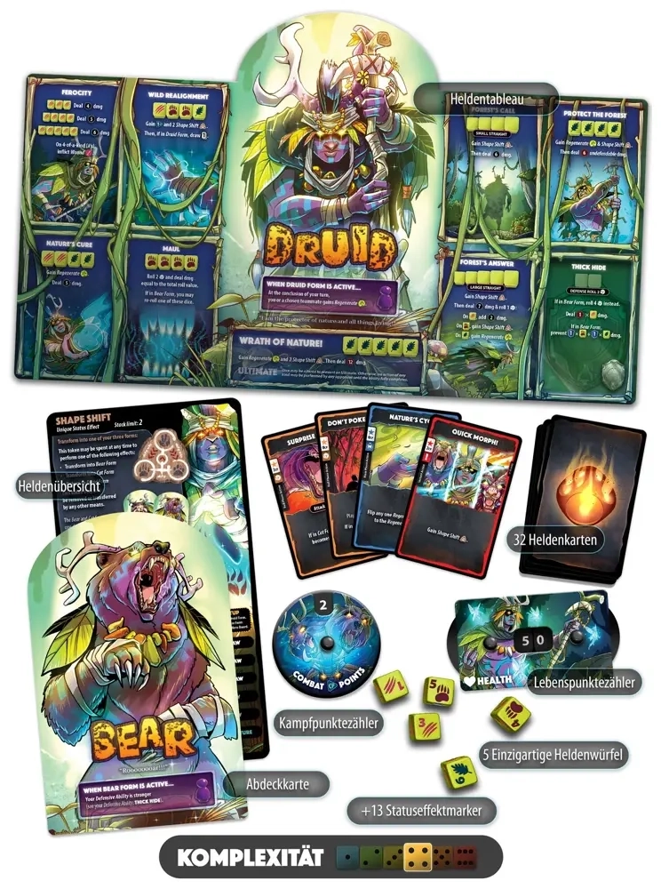 Dice Throne Vanguard: Druid - Erweiterung - DE