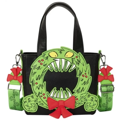 Nightmare before Christmas - Loungefly Umhängetasche Man-Eating Wreath