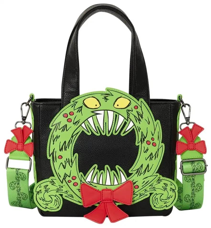 Nightmare before Christmas - Loungefly Umhängetasche Man-Eating Wreath