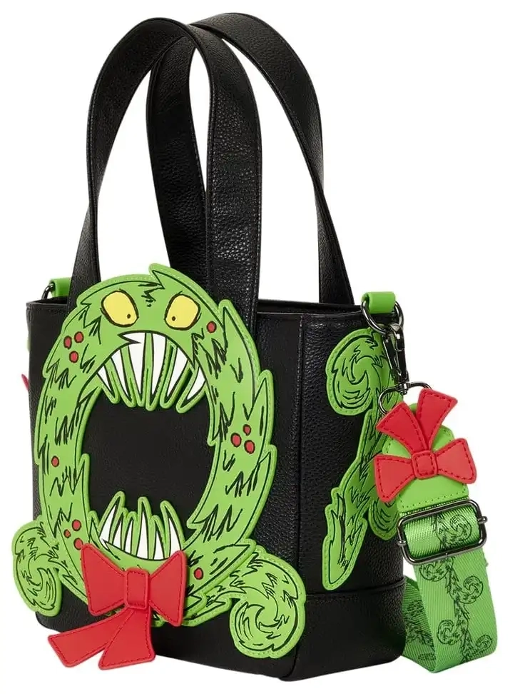 Nightmare before Christmas - Loungefly Umhängetasche Man-Eating Wreath