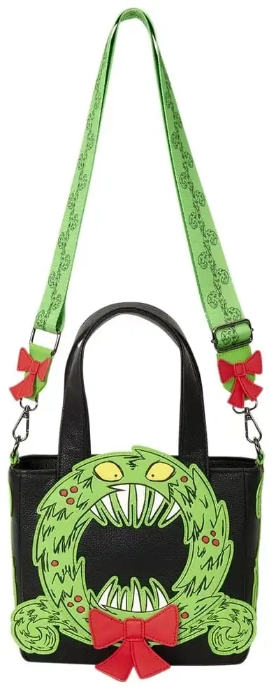 Nightmare before Christmas - Loungefly Umhängetasche Man-Eating Wreath