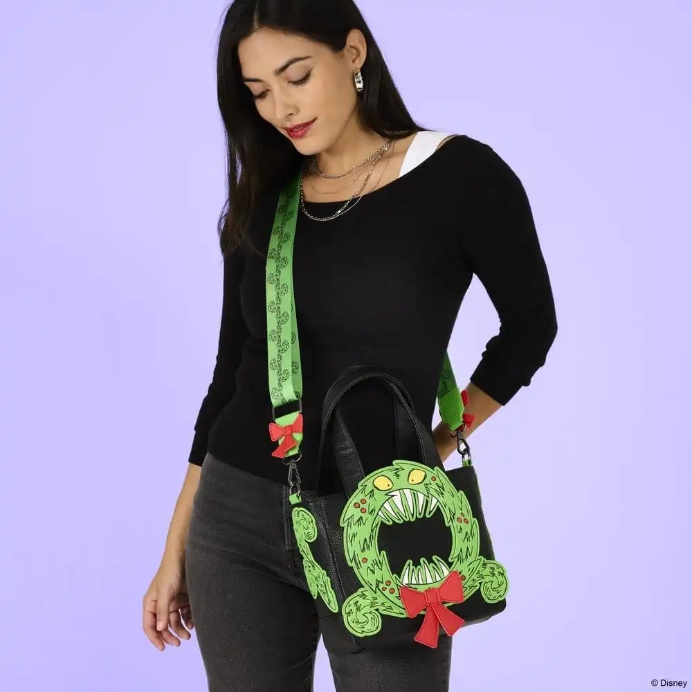 Nightmare before Christmas - Loungefly Umhängetasche Man-Eating Wreath
