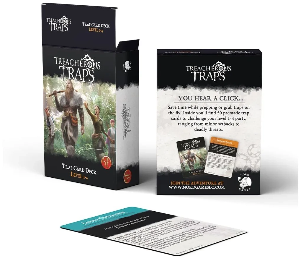 Treacherous Traps - Deck Level 1-4 - 5E - EN