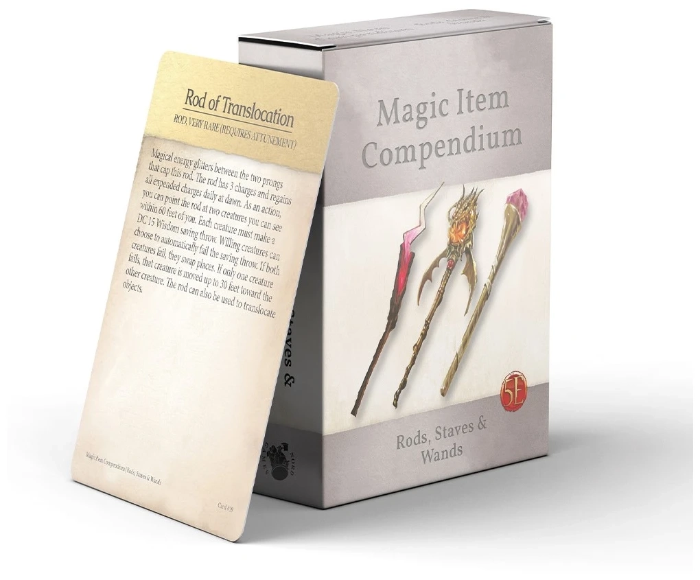 Magic Item Compendium: Rods, Staves & Wands - 5E - EN
