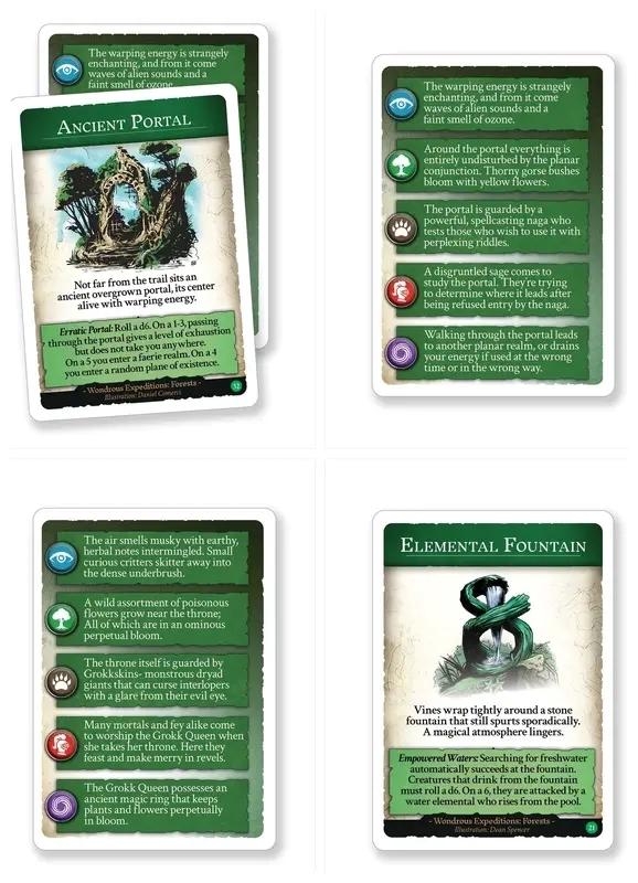 Wondrous Expeditions: Forests Card Deck - EN