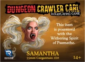 Dungeon Crawler Carl - Samantha d20-Würfel - 5,5 cm