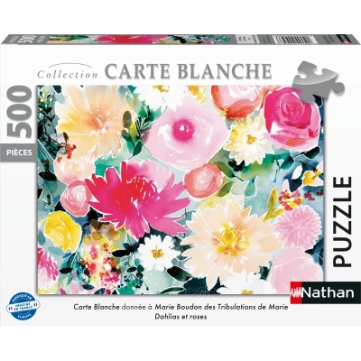 Dahlien und Rosen / Marie Boudon - Kollektion Carte blanche