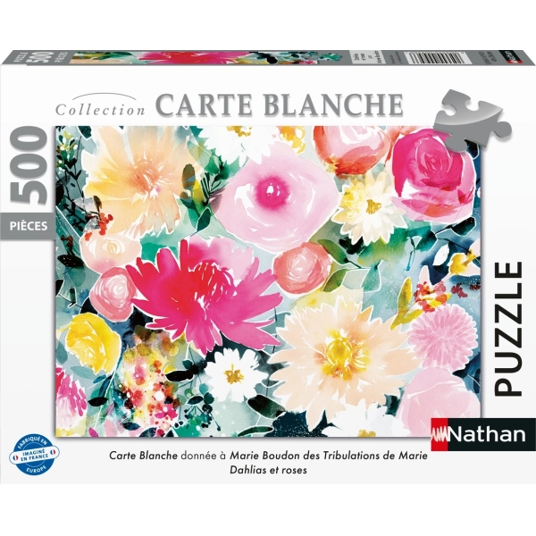 Dahlien und Rosen / Marie Boudon - Kollektion Carte blanche