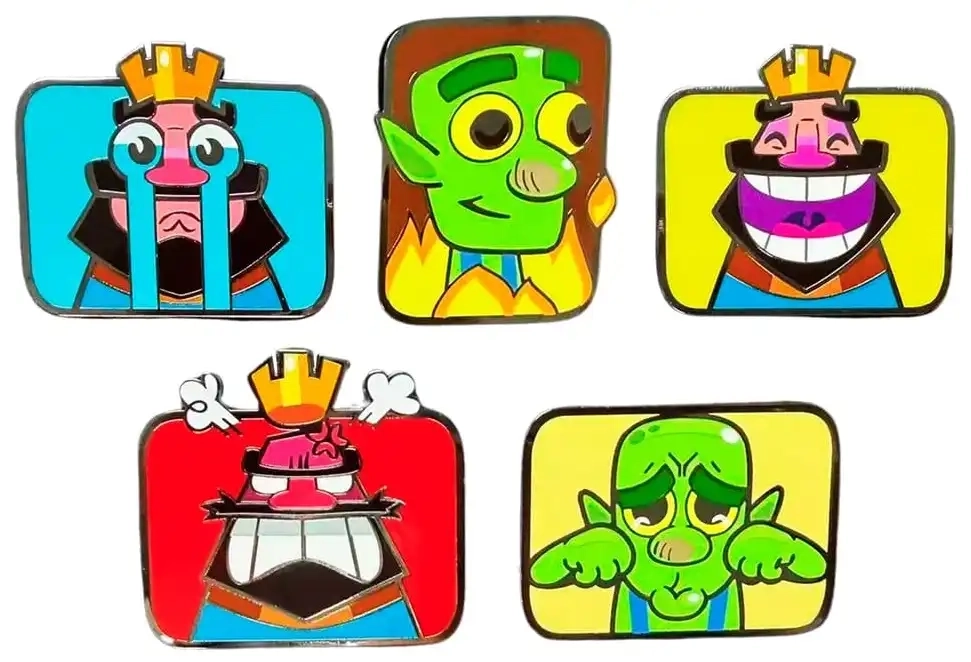 Clash Royale Ansteck-Pin-Set - 5 Pins