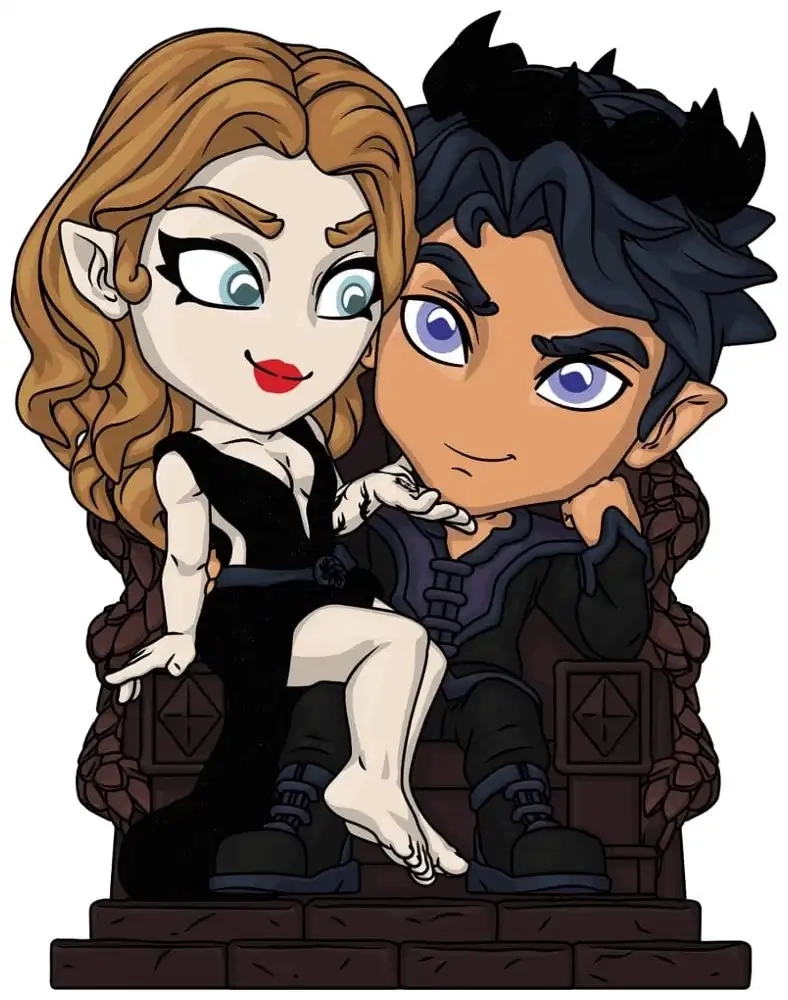 A Court of Thorns and Roses - Feyre und Rhysand Vinylfigur - 12 cm