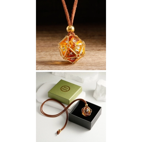 D20-Halskette - Bourbon