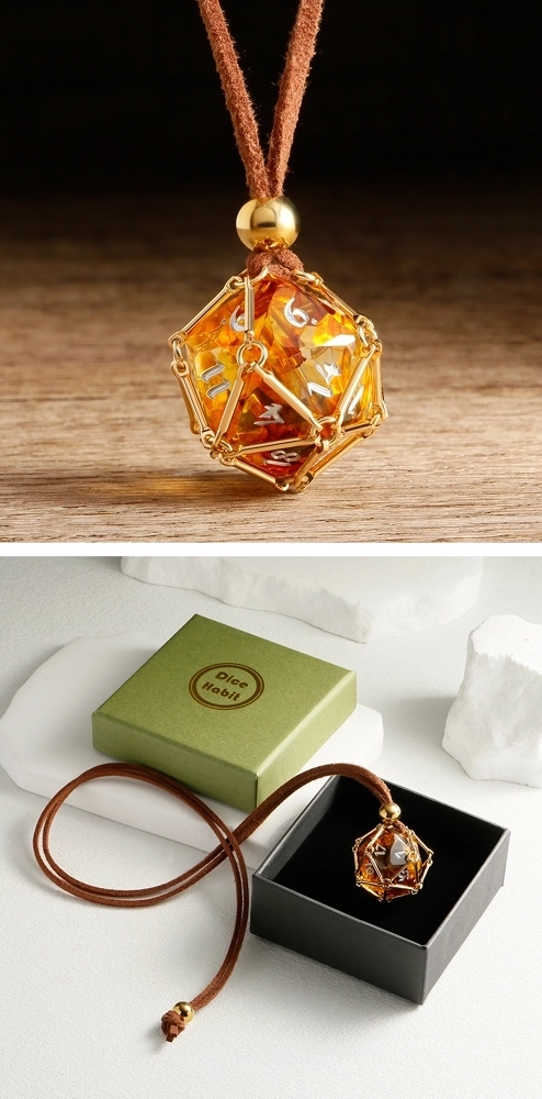 D20-Halskette - Bourbon
