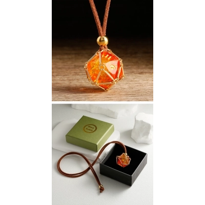 D20-Halskette - Ignite