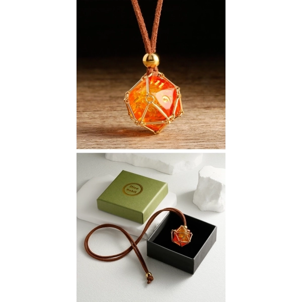 D20-Halskette - Ignite