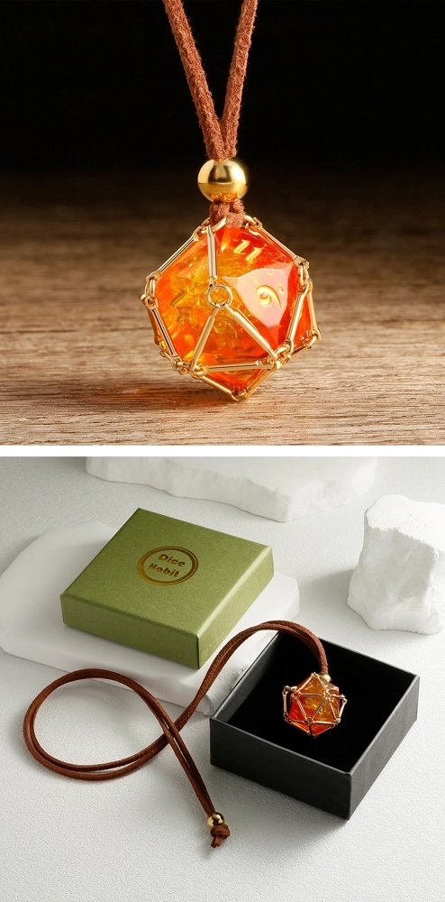 D20-Halskette - Ignite