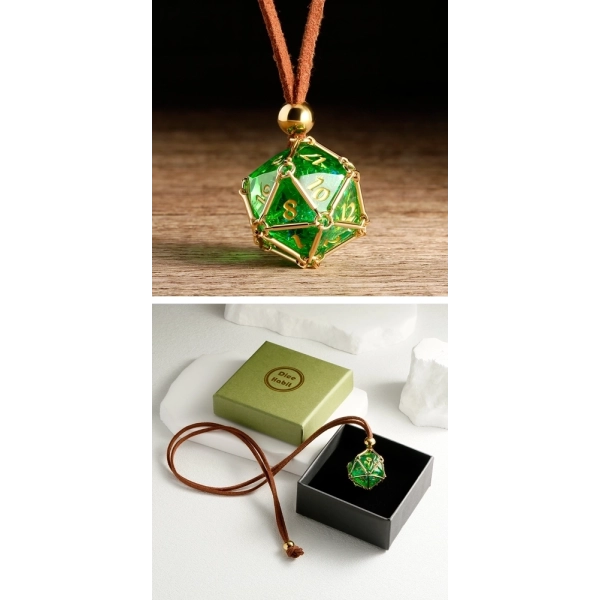 D20-Halskette - Celtic