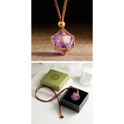 D20-Halskette - Monarch