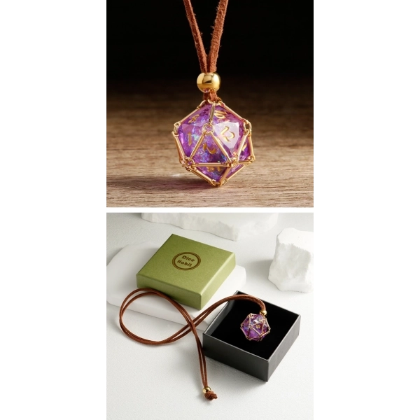 D20-Halskette - Monarch