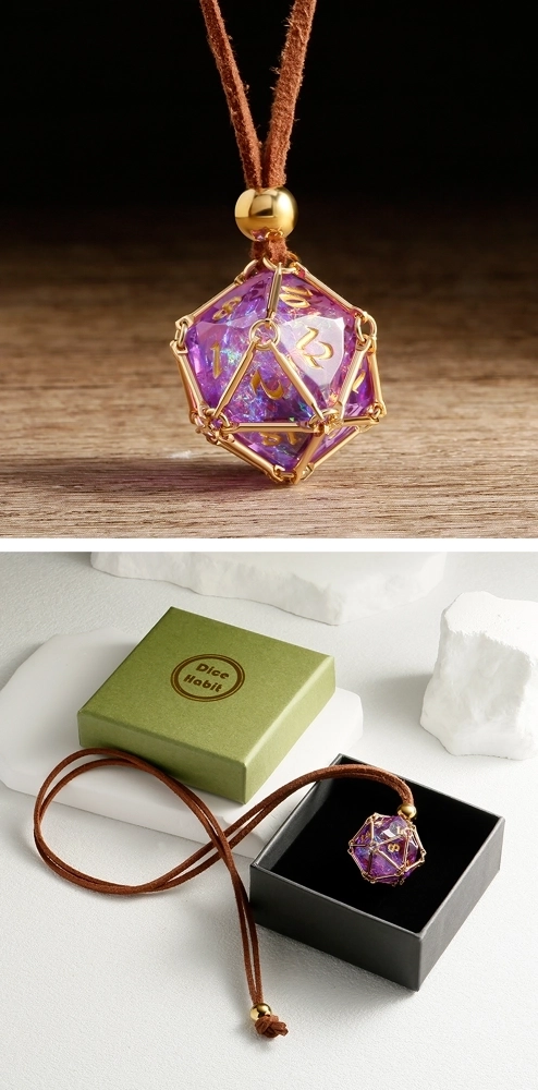 D20-Halskette - Monarch