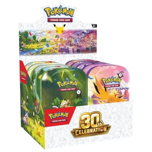 Pokémon: 30th Celebration Mini Tin Display - EN