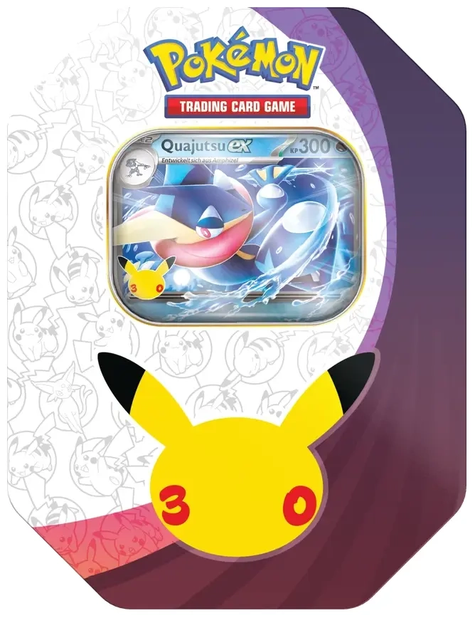 Pokémon: 30th Celebration ex Tin Quajutsu- DE