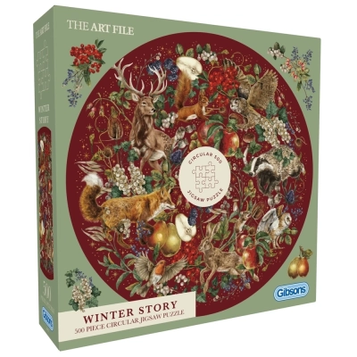 The Art File: Winter Story - Rundpuzzle