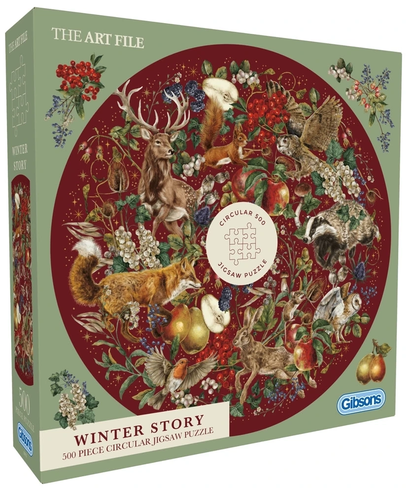 The Art File: Winter Story - Rundpuzzle
