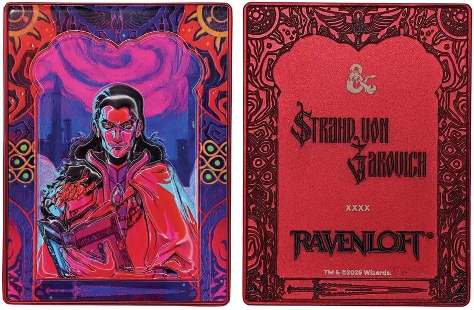 Dungeons & Dragons Metallbarren-Set Ravenloft Darklord - 3 Stück - Limited Edition