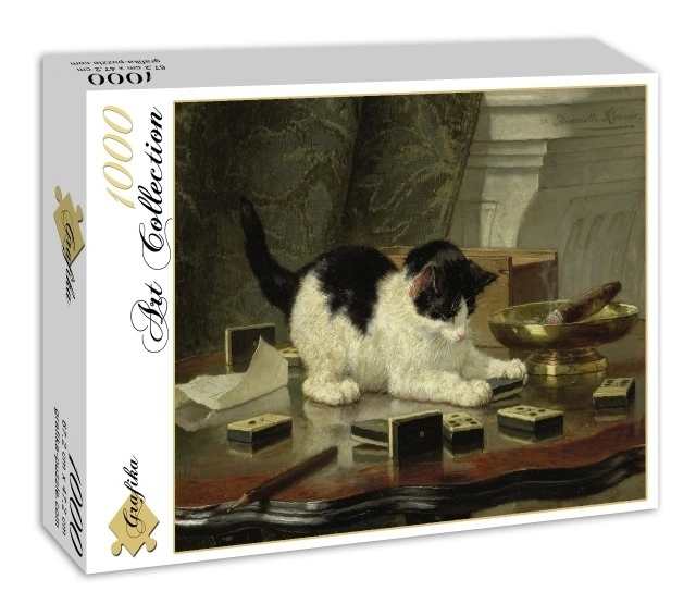 Spielende Katze - Henriette Ronner-Knip
