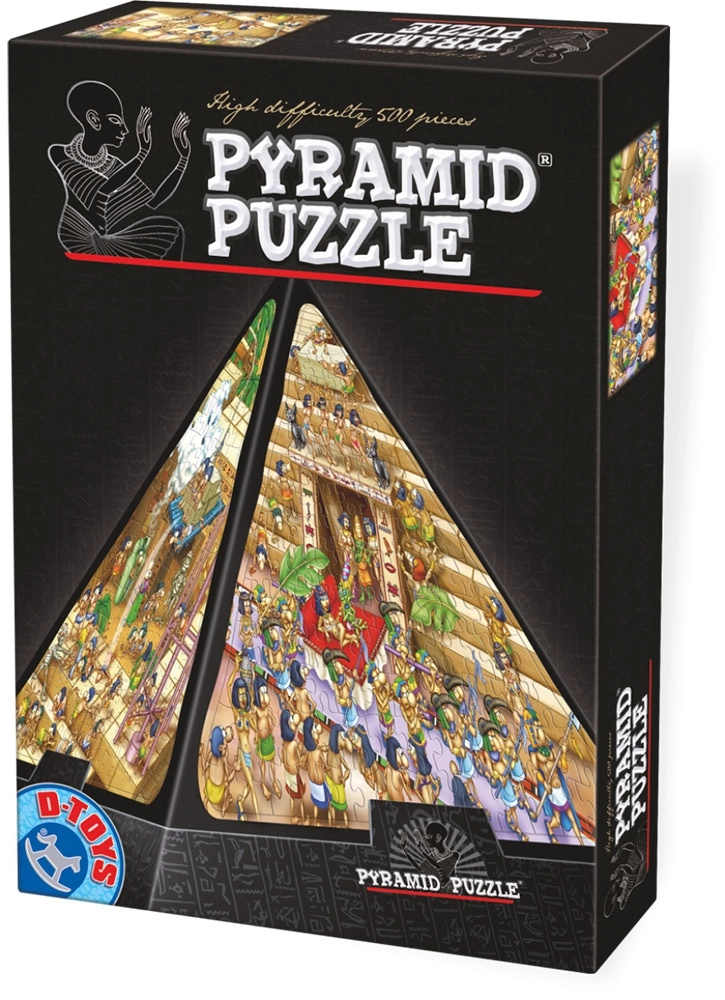 Ägyptischer Cartoon - Puzzlepyramide