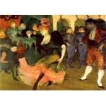 Marcelle Lender tanzt den Bolero in Chilpéric - Henri de Toulouse-Lautrec
