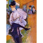 Jane Avril - Tanzend - Henri de Toulouse-Lautrec