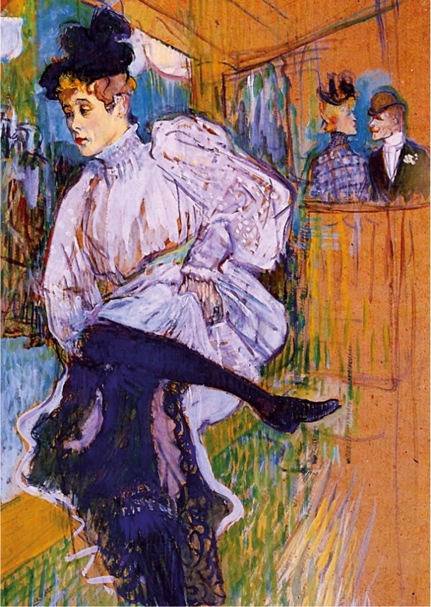 Jane Avril - Tanzend - Henri de Toulouse-Lautrec