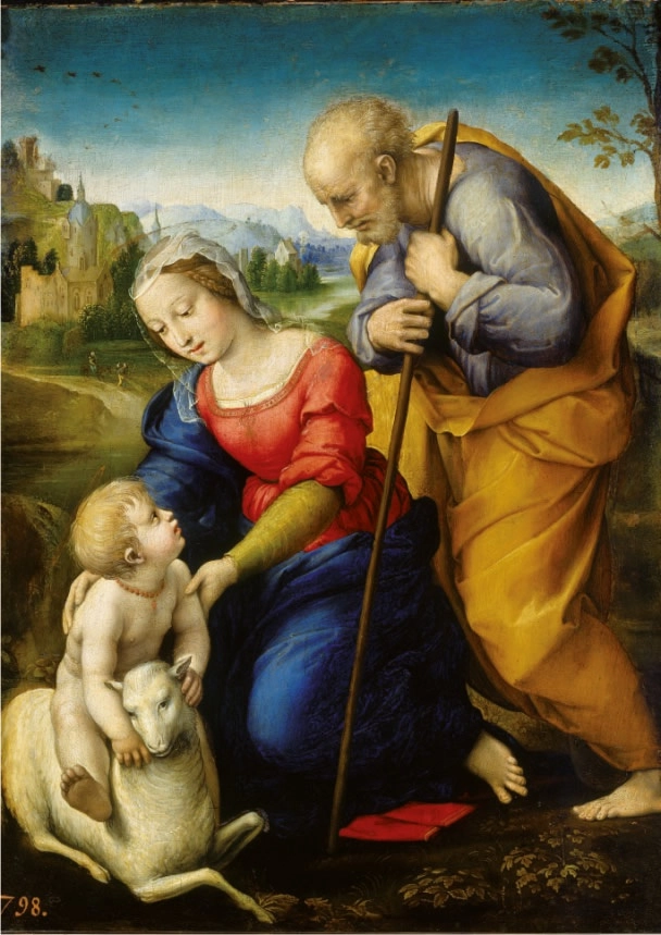 Die Heilige Familie des Lamms - Raphael