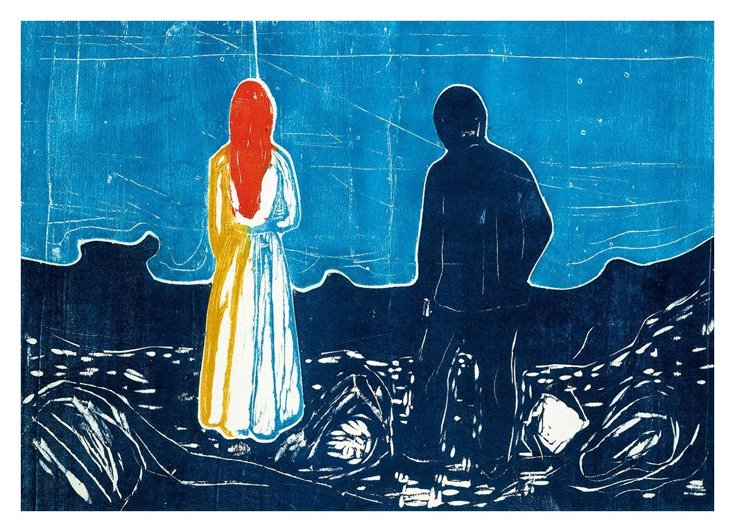 Two People: The Lonely Ones, 1899 - Edvard Munch
