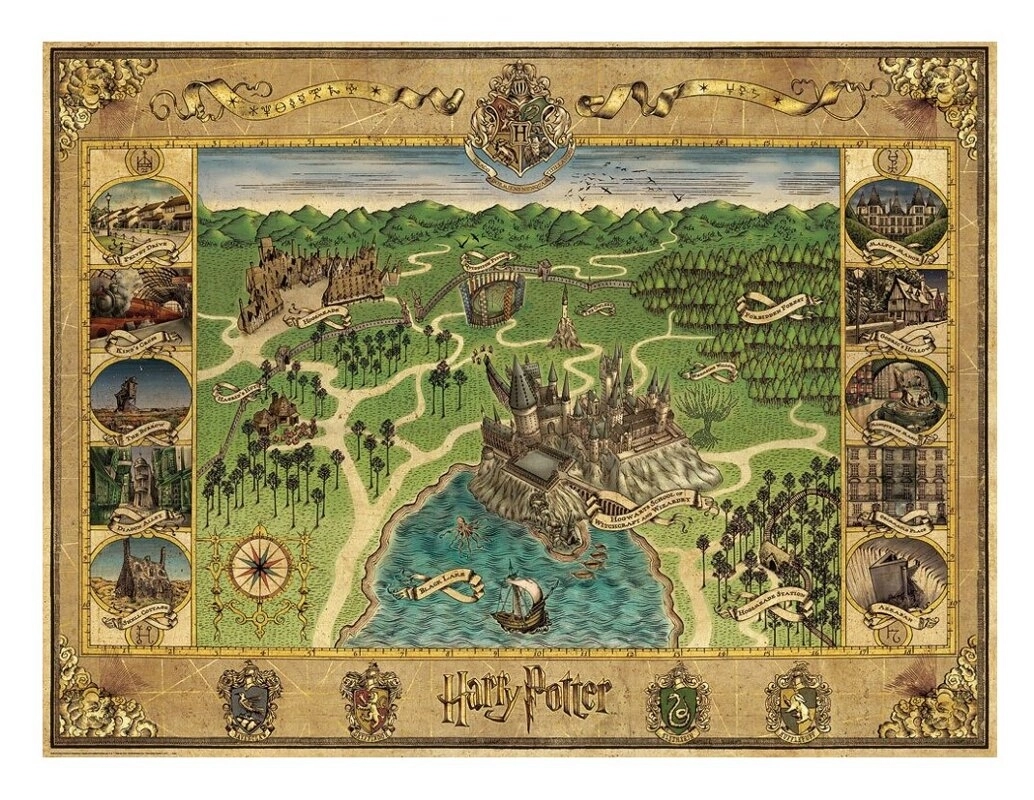 Hogwarts Karte - Harry Potter